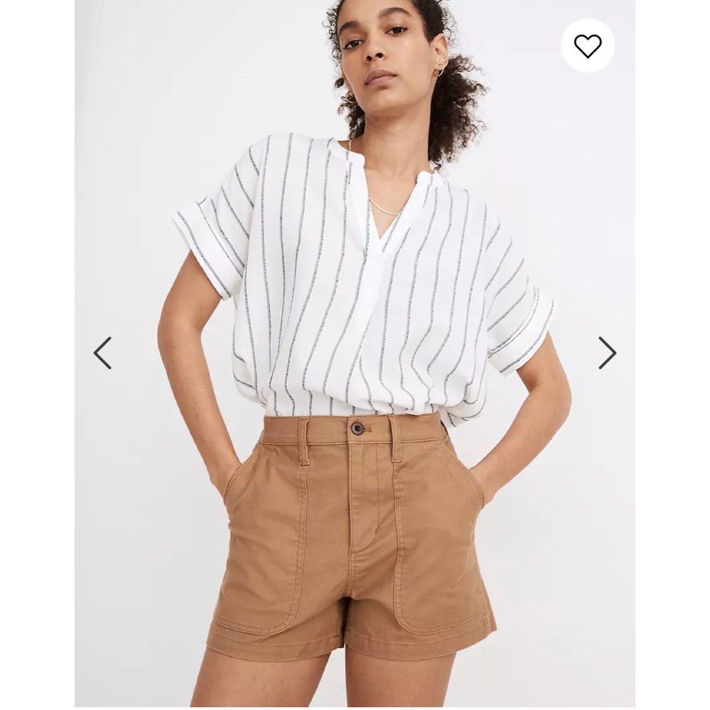 NWT Madewell The Perfect Vintage Military Short - Picture 1 of 9